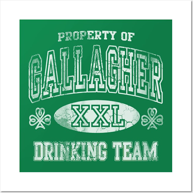 Gallagher Irish Drinking Team St Patrick's Day Wall Art by E